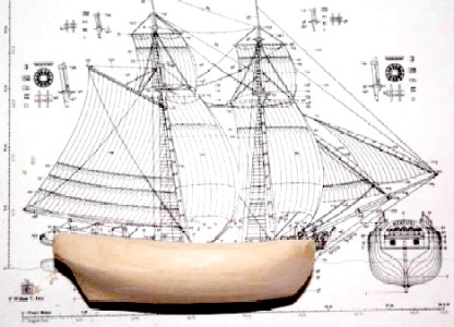 Mercury Ship Body in Wood